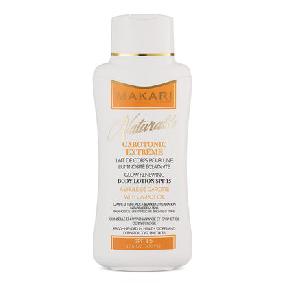 MAKARI Carotonic Extreme Body Lotion (17.6 oz) | Fights Excess Oil Production | Helps Fade Body Scars and Marks | Skin Brightening Formula | Helps Resist Aging and Promotes Healthy Radiance