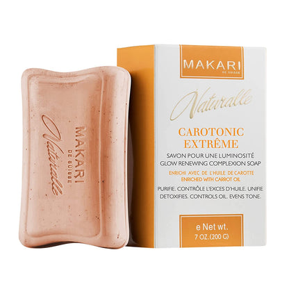 MAKARI Naturalle Carotonic Cleansing Bar Soap – Facial & Body Soap for Combination & Oily Skin | Cleansing Bar with Botanical Oils & Vitamins for a Fresh, Even-Looking Appearance, 7 Oz