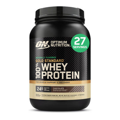 Optimum Nutrition Gold Standard Whey Protein, Double Rich Chocolate, 2 LB