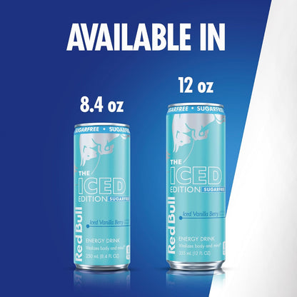 Red Bull Sugarfree Energy Drink, Iced Vanilla Berry, Iced Edition