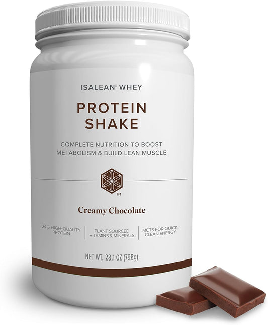 Isagenix IsaLean, 24g Protein Shake, Creamy Chocolate, 28.1 oz