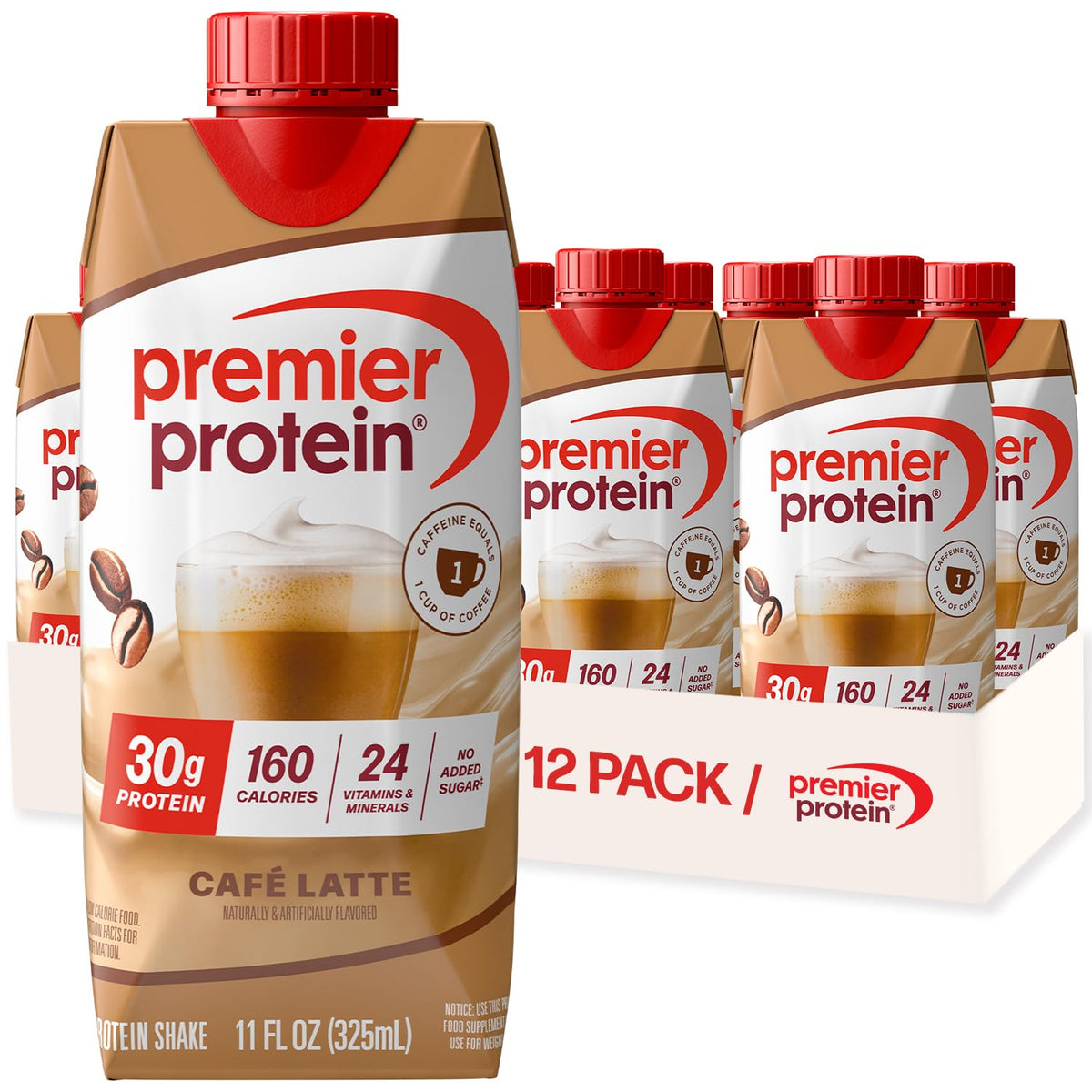 Premier Protein 30g High Protein Shake, Chocolate Peanut Butter, 12 Pack