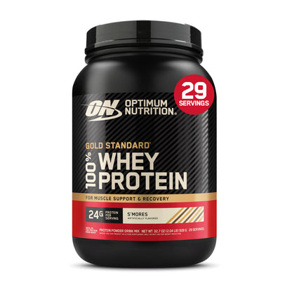 Optimum Nutrition Gold Standard Whey Protein, Double Rich Chocolate, 2 LB
