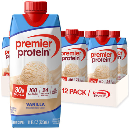 Premier Protein 30g High Protein Shake, Chocolate Peanut Butter, 12 Pack
