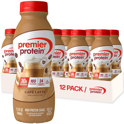 Premier Protein 30g High Protein Shake, Chocolate, 12 Pack