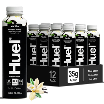 Huel Black Edition Ready-to-Drink | Meal Replacement Protein Shake | Vegan