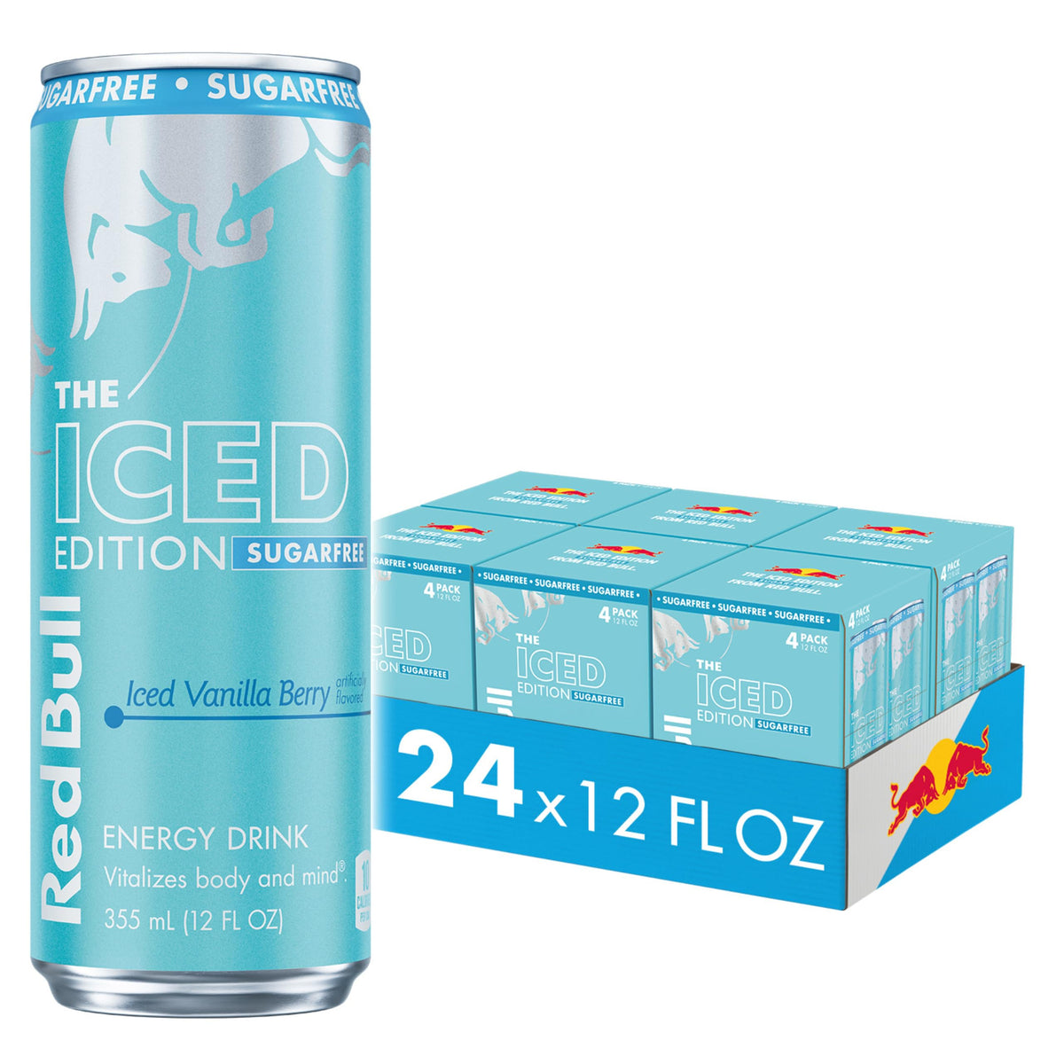 Red Bull Sugarfree Energy Drink, Iced Vanilla Berry, Iced Edition