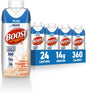 BOOST Plus Ready to Drink Nutritional Drink, Creamy Strawberry, 24 Pack