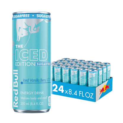 Red Bull Sugarfree Energy Drink, Iced Vanilla Berry, Iced Edition