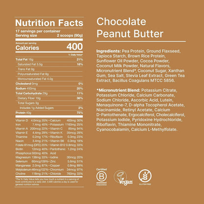 Huel Black Edition | Chocolate Peanut Butter | 40g Vegan Protein Powder